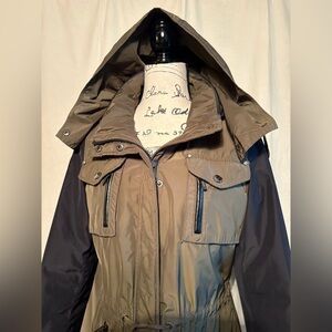 Laundry By Shelli Segal Two-Tone Hooded Ski Jacket